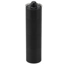 Keychain Medicine Holder Case 3 Compartment Waterproof Metal Travel Tablet Capsule Holder for Outdoor Black