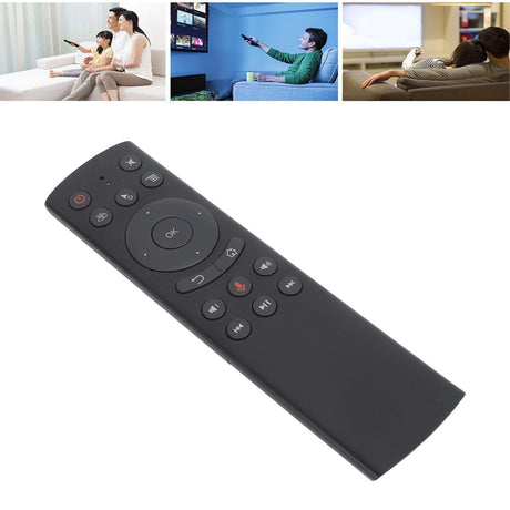 Voice Remote Control 2.4G Wireless Voice Sensing Remote Mouse with USB Receiver for G10S TV Box PC Projector