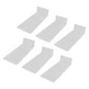 6Pcs Floating Shoes Rack Basketball Shoes Football Shoes Display Rack Wall Acrylic Transparent Sneakers Shelf