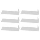 6Pcs Floating Shoes Rack Basketball Shoes Football Shoes Display Rack Wall Acrylic Transparent Sneakers Shelf