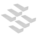 6Pcs Floating Shoes Rack Basketball Shoes Football Shoes Display Rack Wall Acrylic Transparent Sneakers Shelf