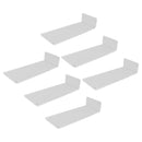 6Pcs Floating Shoes Rack Basketball Shoes Football Shoes Display Rack Wall Acrylic Transparent Sneakers Shelf