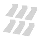 6Pcs Floating Shoes Rack Basketball Shoes Football Shoes Display Rack Wall Acrylic Transparent Sneakers Shelf