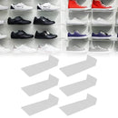 6Pcs Floating Shoes Rack Basketball Shoes Football Shoes Display Rack Wall Acrylic Transparent Sneakers Shelf