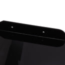 2pcs Wall Mount Floating Corner Shelves Quarter Round Hanging Corner Shelves for Bedrooms Living Rooms Shower Room Black