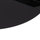 2pcs Wall Mount Floating Corner Shelves Quarter Round Hanging Corner Shelves for Bedrooms Living Rooms Shower Room Black
