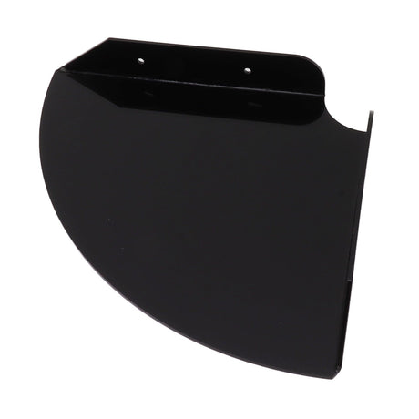2pcs Wall Mount Floating Corner Shelves Quarter Round Hanging Corner Shelves for Bedrooms Living Rooms Shower Room Black