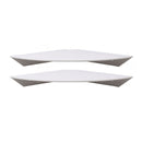 2pcs Wall Mount Floating Corner Shelves Quarter Round Hanging Corner Shelves for Bedrooms Living Rooms Shower Room White