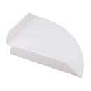 2pcs Wall Mount Floating Corner Shelves Quarter Round Hanging Corner Shelves for Bedrooms Living Rooms Shower Room White