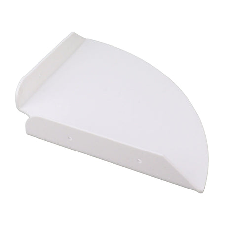 2pcs Wall Mount Floating Corner Shelves Quarter Round Hanging Corner Shelves for Bedrooms Living Rooms Shower Room White