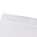 2pcs Wall Mount Floating Corner Shelves Quarter Round Hanging Corner Shelves for Bedrooms Living Rooms Shower Room Transparent
