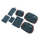 7 Pcs Luggage Packing Bags Polyester Waterproof Luggage Packing Cubes for Business Trip Travel Green