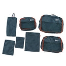 7 Pcs Luggage Packing Bags Polyester Waterproof Luggage Packing Cubes for Business Trip Travel Green