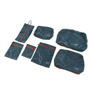 7 Pcs Luggage Packing Bags Polyester Waterproof Luggage Packing Cubes for Business Trip Travel Green
