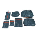 7 Pcs Luggage Packing Bags Polyester Waterproof Luggage Packing Cubes for Business Trip Travel Green