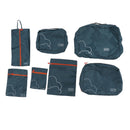7 Pcs Luggage Packing Bags Polyester Waterproof Luggage Packing Cubes for Business Trip Travel Green