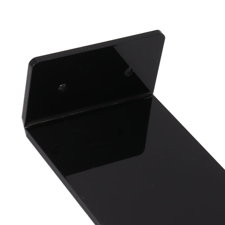 6pcs Floating Shoe Shelves 7.9in Length Acrylic Shoe Display for Footwear Collection Black