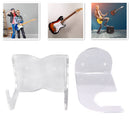 Electric Guitar Wall Mount Sturdy Acrylic Seamless High Stability Electric Guitar Hanger for Display Storage