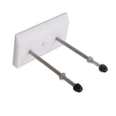 Skateboard Hanger Durable Acrylic Vertical Floating Effect High Stability Skateboard Wall Mount for Deck Display Storage White