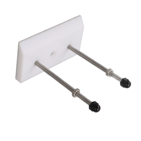 Skateboard Hanger Durable Acrylic Vertical Floating Effect High Stability Skateboard Wall Mount for Deck Display Storage White