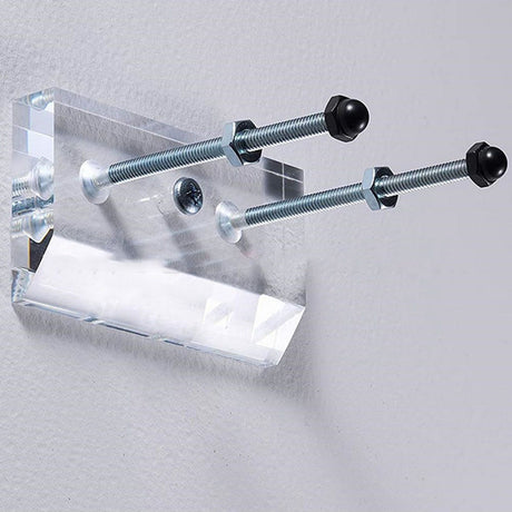 Skateboard Hanger Durable Acrylic Vertical Floating Effect High Stability Skateboard Wall Mount for Deck Display Storage White
