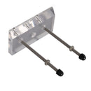 Skateboard Hanger Durable Acrylic Vertical Floating Effect High Stability Skateboard Wall Mount for Deck Display Storage Transparent
