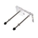 Skateboard Hanger Durable Acrylic Vertical Floating Effect High Stability Skateboard Wall Mount for Deck Display Storage Transparent