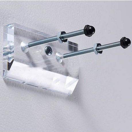 Skateboard Hanger Durable Acrylic Vertical Floating Effect High Stability Skateboard Wall Mount for Deck Display Storage Transparent