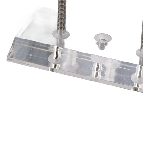 Skateboard Hanger Durable Acrylic Vertical Floating Effect High Stability Skateboard Wall Mount for Deck Display Storage Transparent