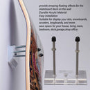 Skateboard Hanger Durable Acrylic Vertical Floating Effect High Stability Skateboard Wall Mount for Deck Display Storage Transparent