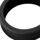 8PCS Luggage Suitcase Wheels Covers Noise Canceling Shock Absorbing Trolley Case Silicone Caster Protection Cover Black