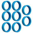 8PCS Luggage Suitcase Wheels Covers Noise Canceling Shock Absorbing Trolley Case Silicone Caster Protection Cover Blue