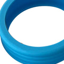 8PCS Luggage Suitcase Wheels Covers Noise Canceling Shock Absorbing Trolley Case Silicone Caster Protection Cover Blue