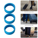8PCS Luggage Suitcase Wheels Covers Noise Canceling Shock Absorbing Trolley Case Silicone Caster Protection Cover Blue