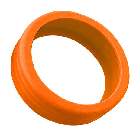 8PCS Luggage Suitcase Wheels Covers Noise Canceling Shock Absorbing Trolley Case Silicone Caster Protection Cover Orange