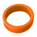 8PCS Luggage Suitcase Wheels Covers Noise Canceling Shock Absorbing Trolley Case Silicone Caster Protection Cover Orange