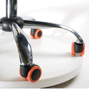 8PCS Luggage Suitcase Wheels Covers Noise Canceling Shock Absorbing Trolley Case Silicone Caster Protection Cover Orange