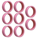 8PCS Luggage Suitcase Wheels Covers Noise Canceling Shock Absorbing Trolley Case Silicone Caster Protection Cover Pink