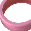 8PCS Luggage Suitcase Wheels Covers Noise Canceling Shock Absorbing Trolley Case Silicone Caster Protection Cover Pink