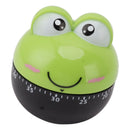 Cartoon Machinery Timer High Accuracy Adjustable 60 Minutes Mechanical Kitchen Cooking Timer for Kitchen Study Green