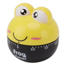 Cartoon Machinery Timer High Accuracy Adjustable 60 Minutes Mechanical Kitchen Cooking Timer for Kitchen Study Yellow