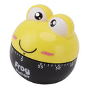 Cartoon Machinery Timer High Accuracy Adjustable 60 Minutes Mechanical Kitchen Cooking Timer for Kitchen Study Yellow