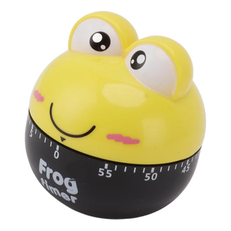 Cartoon Machinery Timer High Accuracy Adjustable 60 Minutes Mechanical Kitchen Cooking Timer for Kitchen Study Yellow
