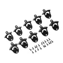 10Pcs Black Beer Bottle Opener Bar Beer Soda Bottle Cap Opener for Restaurant Camping Home Party