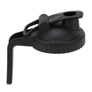 Wide Mouth Mason Jar Pour Spout Lid Leak Proof Mason Jar Flip Cap Lid with Handle Black