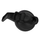 Wide Mouth Mason Jar Pour Spout Lid Leak Proof Mason Jar Flip Cap Lid with Handle Black