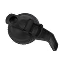 Wide Mouth Mason Jar Pour Spout Lid Leak Proof Mason Jar Flip Cap Lid with Handle Black