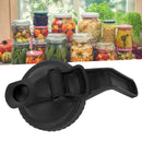 Wide Mouth Mason Jar Pour Spout Lid Leak Proof Mason Jar Flip Cap Lid with Handle Black
