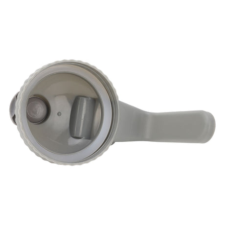 Wide Mouth Mason Jar Pour Spout Lid Leak Proof Mason Jar Flip Cap Lid with Handle Gray