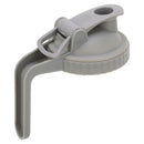 Wide Mouth Mason Jar Pour Spout Lid Leak Proof Mason Jar Flip Cap Lid with Handle Gray